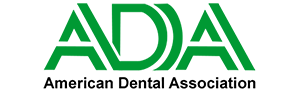 The image shows a logo with the word ADA prominently displayed in white text against a green background, which appears to be part of an organization s branding.